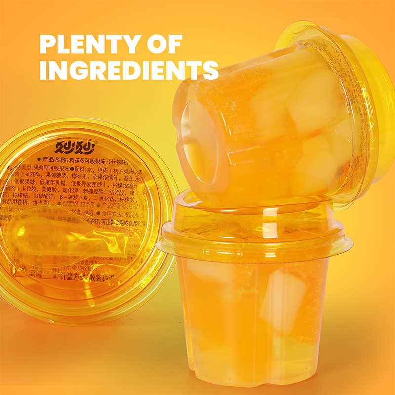 Premium Real Fruit Pulp Gelatin Snacks