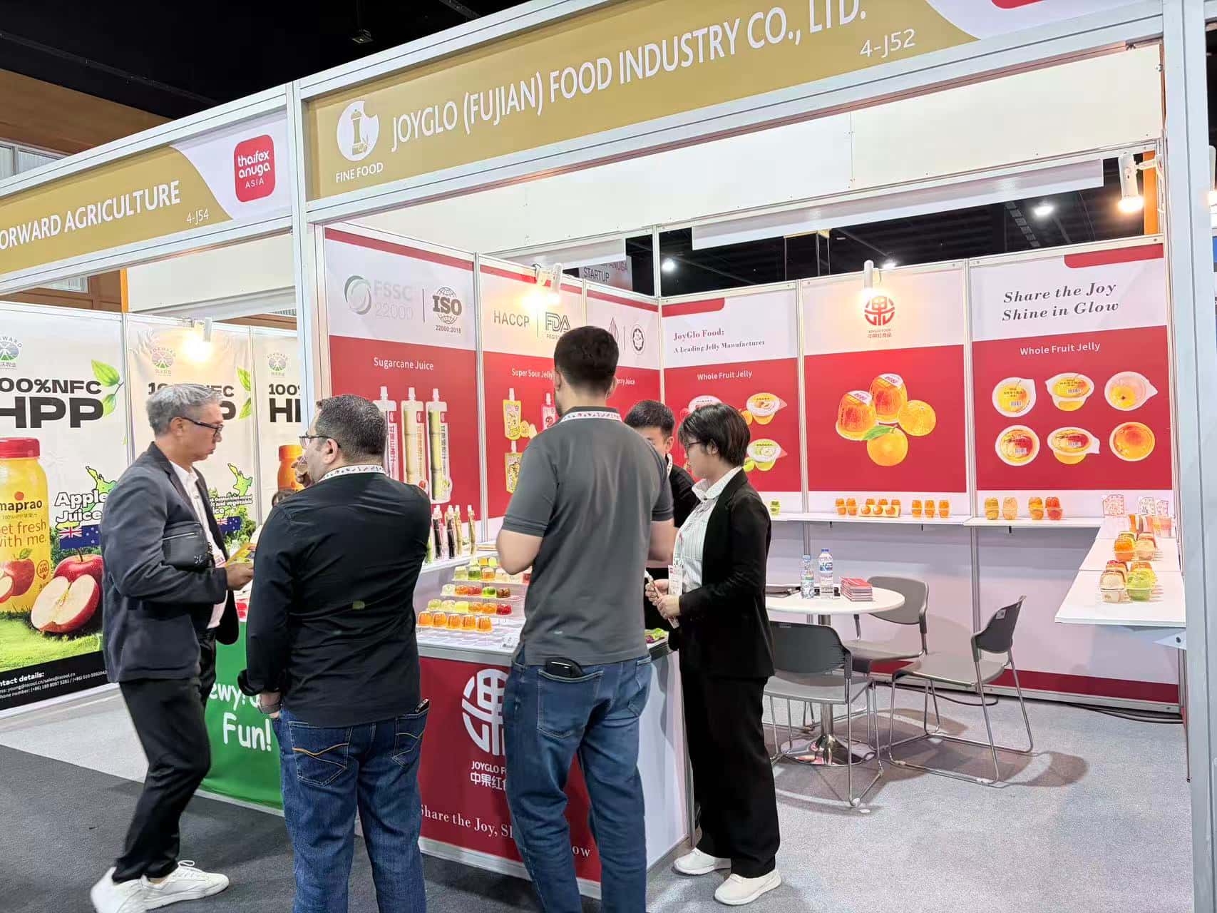 JoyGlo Food concluye con éxito la feria THAIFEX-Anuga Asia 2026 en Tailandia, con múltiples acuerdos de cooperación potenciales.