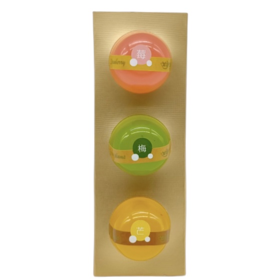 Paquete variado de 3 sabores de gelatina de frutas